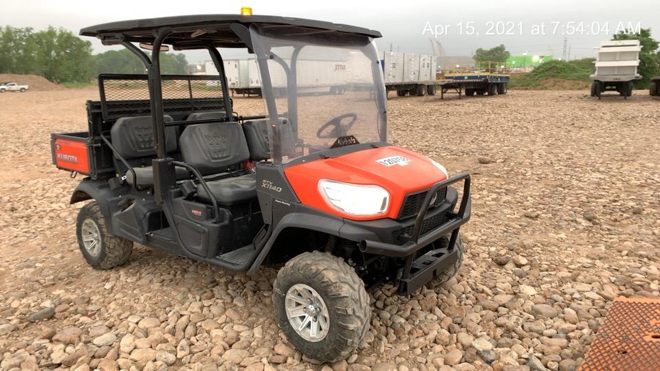 Kubota RTV-X1140WL-AS 4WD, LED Strobe, Windshield Acrylic Clear, Plastic Canopy, Wire Harness Kit, Backup Alarm, Bed Liner