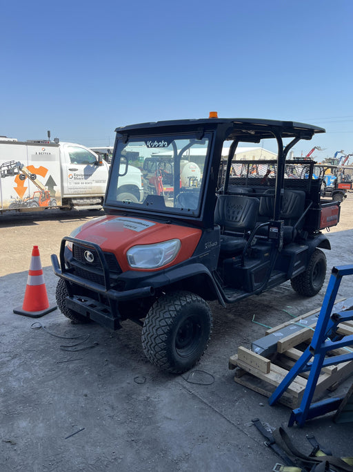 2019 Kubota RTV-X1140W-H 4wd Utility Cart, LED Strobe, Windshield Tempered Glass, Pastic Canopy, Wire Harness Kit, Backup Alarm