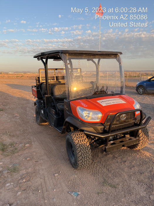2022 Kubota RTV-X1140W-H Plastic Canopy, Windshield Acrylic Clear, LED Strobe Light, Wire Harness Kit, Back up Alarm