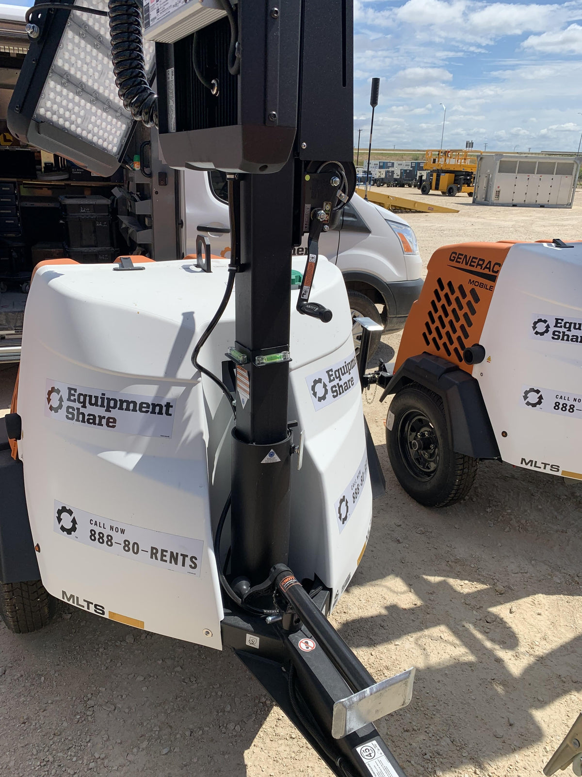 2023 Generac MLT2 Diesel, Flex Switch 120V Input, Powerzone Controller, (4) 320W LED Lights, 4kW Generator, 39.9 Gal Fuel Tank, 2" Ball, T3