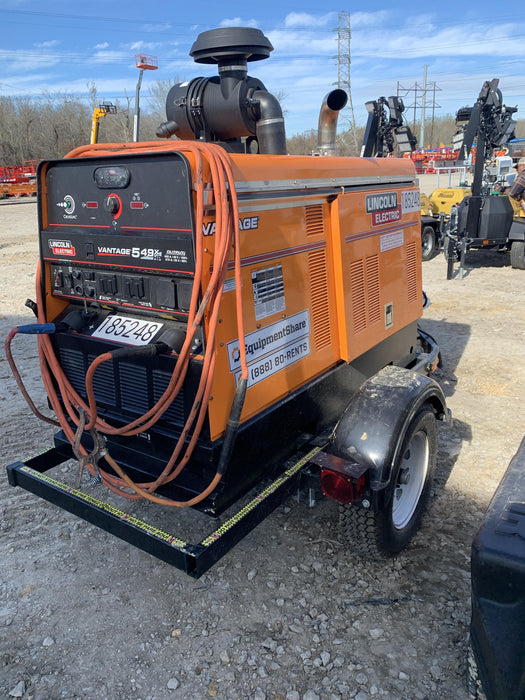 2021 Lincoln Electric Vantage 549X Ready Pak 3, ORANGE (includes trailer, cable rack, fender light kit)