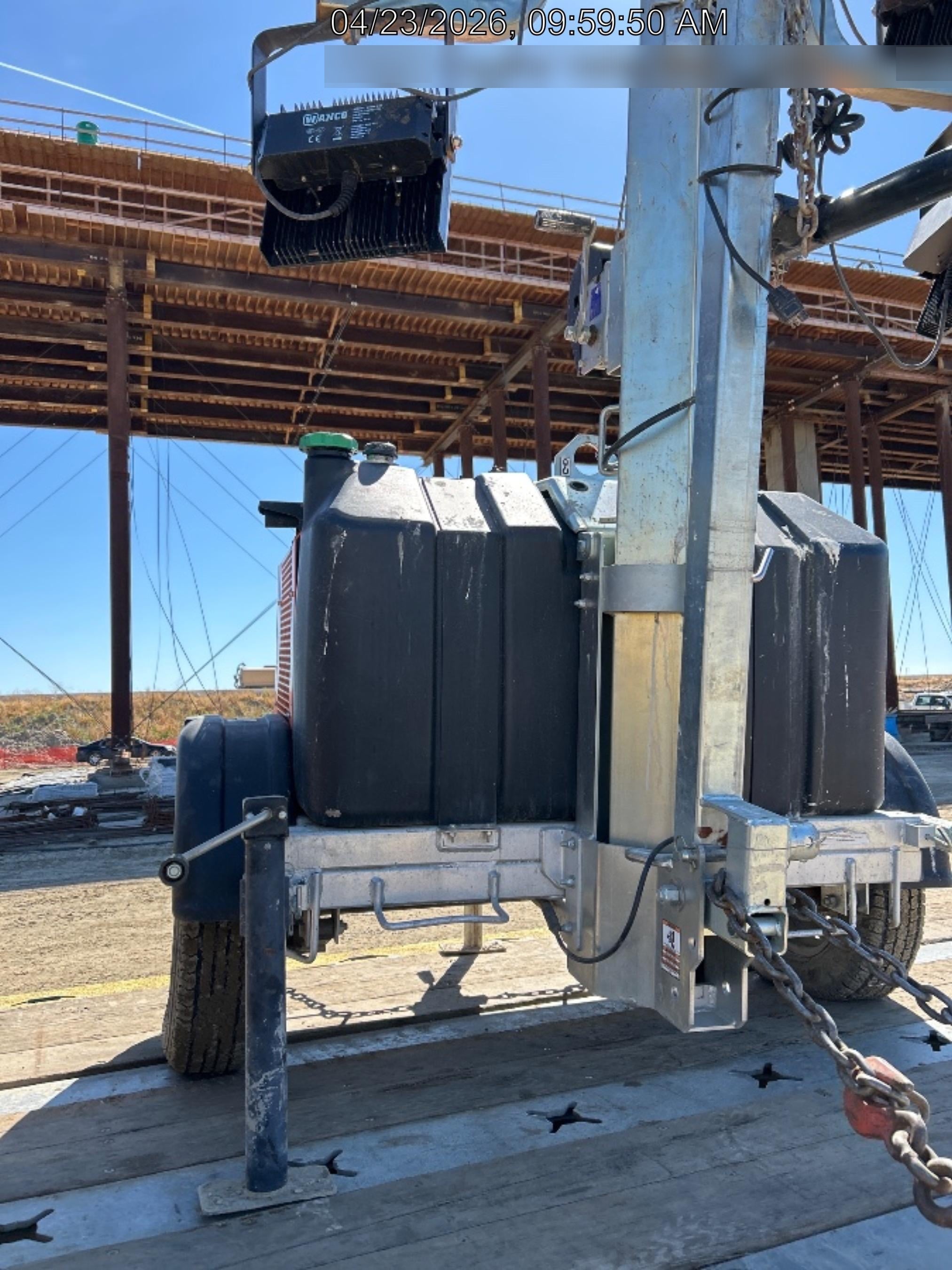 2024 Wanco WLTT-4MM4K Diesel, Deep Sea Controller, Shore Power Plug, Auto Start, (4) 350W LED Floodlights, 4kW Generator, 60 Gal Fuel Tank, 2" Ball, T3