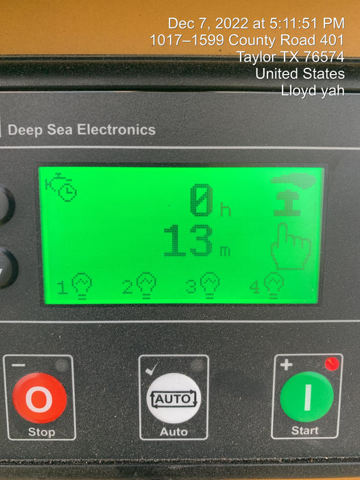 2022 Allmand NLV3GR (4) LED Light Fixture 350W, 23' Vertical Mast, 3kW Prime, Towable, ES Decals, T3