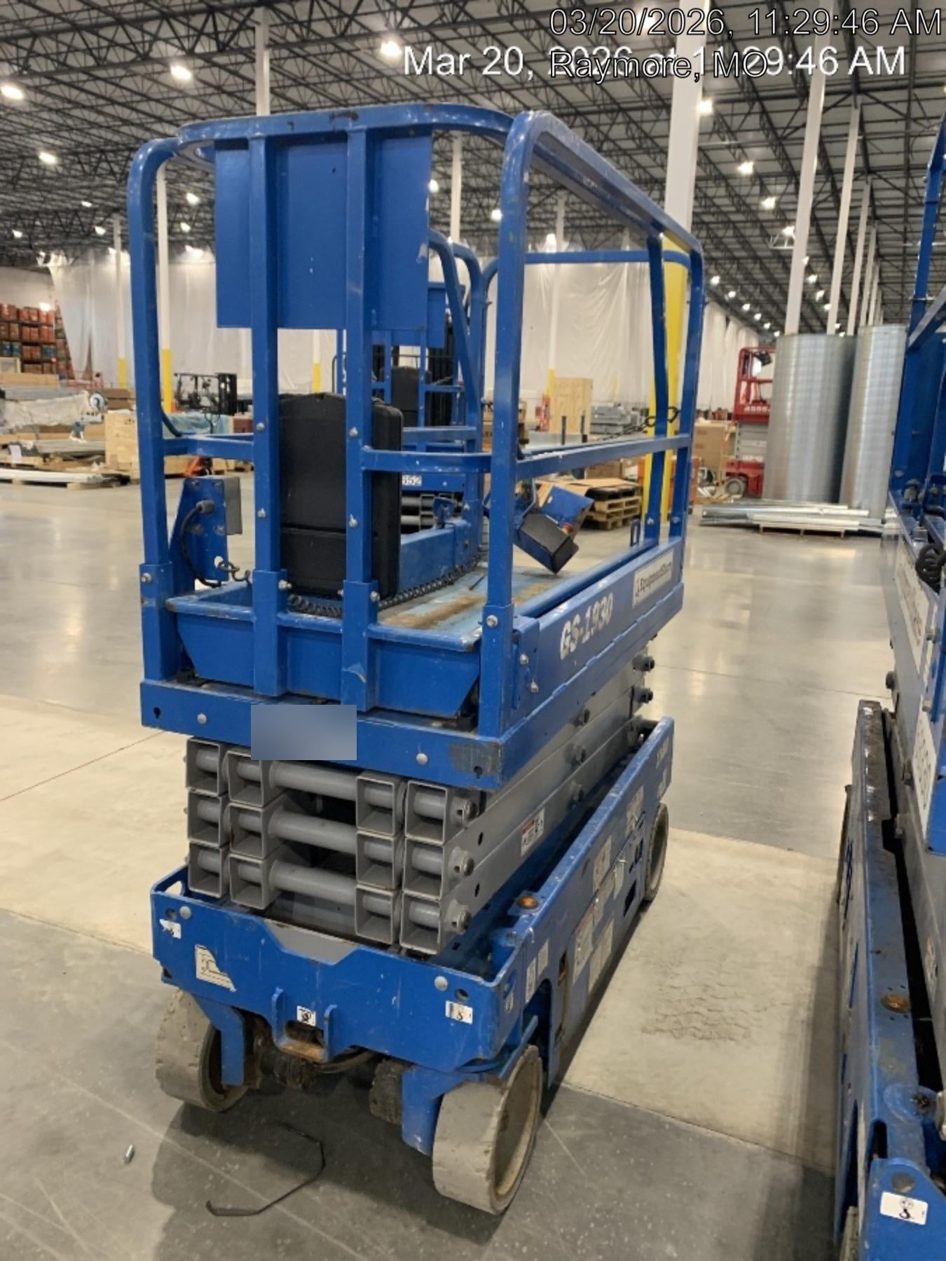 2020 Genie GS-1930 Fixed rails with chain entry gate - Pre A92.20
