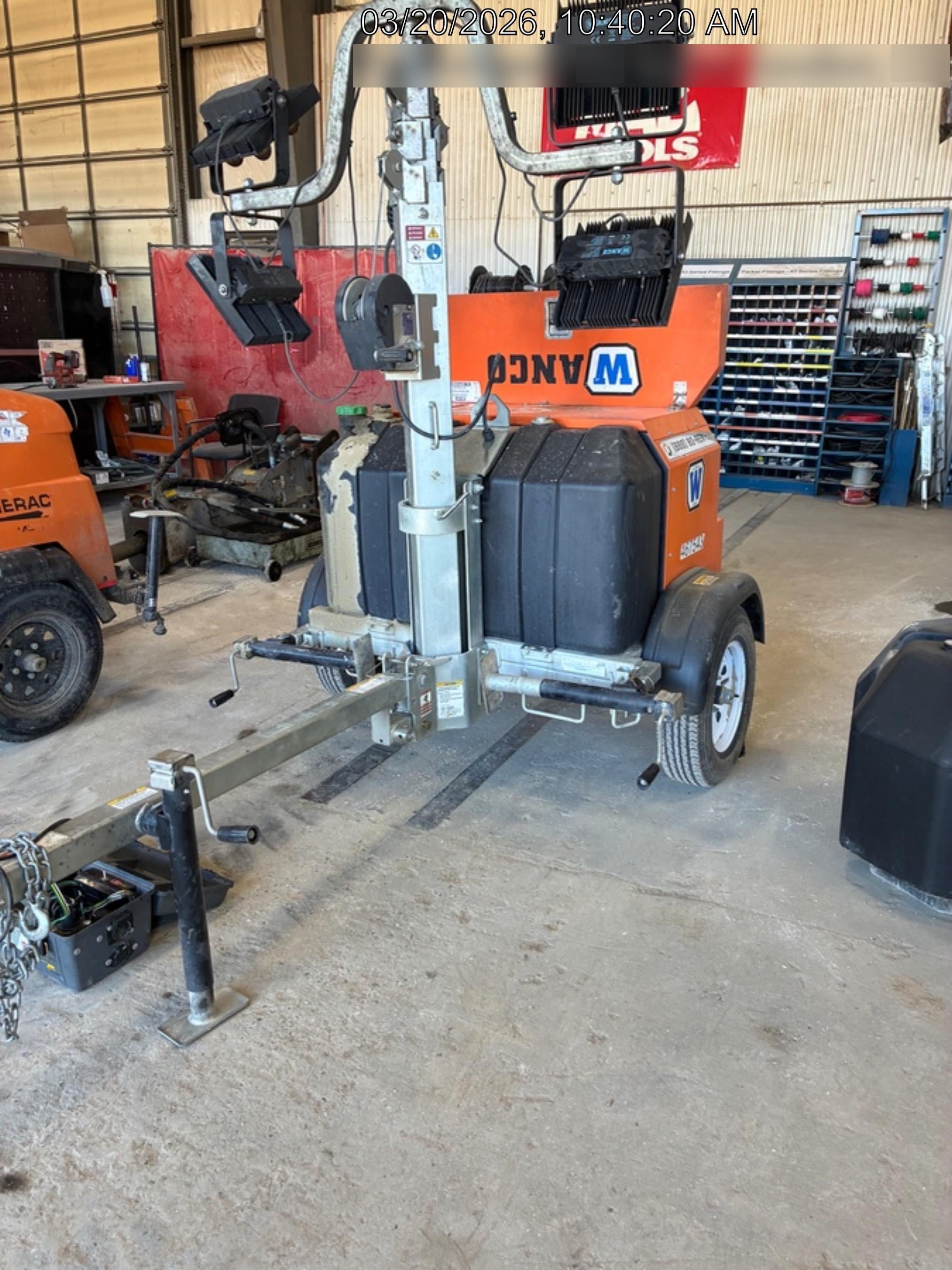 2024 Wanco WLTT-4MM4K Diesel, Deep Sea Controller, Shore Power Plug, Auto Start, (4) 350W LED Floodlights, 4kW Generator, 60 Gal Fuel Tank, 2" Ball, T3