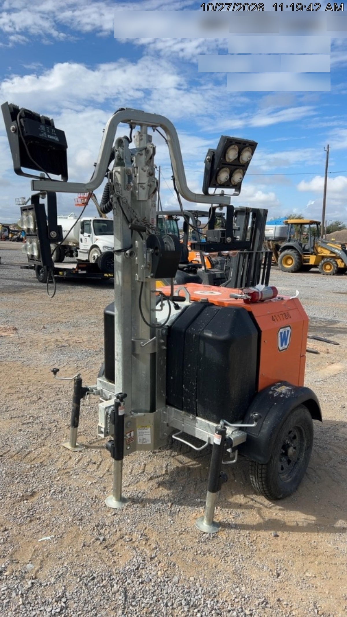 2024 Wanco WLTT-4MM4K Diesel, Deep Sea Controller, Shore Power Plug, Auto Start, (4) 350W LED Floodlights, 4kW Generator, 60 Gal Fuel Tank, 2" Ball, T3