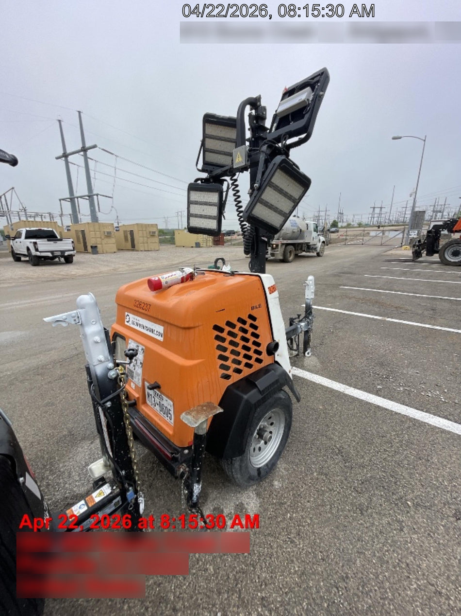2023 Generac MLT2 Diesel, Flex Switch 120V Input, Powerzone Controller, (4) 320W LED Lights, 4kW Generator, 39.9 Gal Fuel Tank, 2" Ball, T3