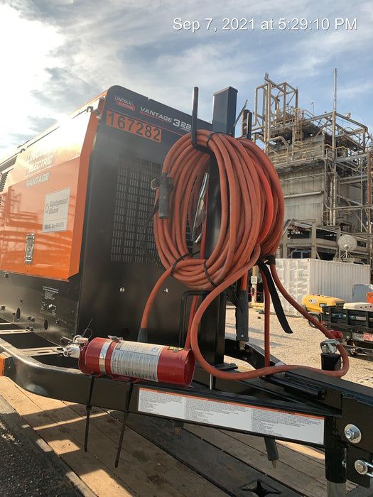 2021 Lincoln Electric Vantage 322 Vantage 322 Ready Pak 3 w/ Decals, ORANGE (includes trailer, cable rack, fender light kit) NO Telematics