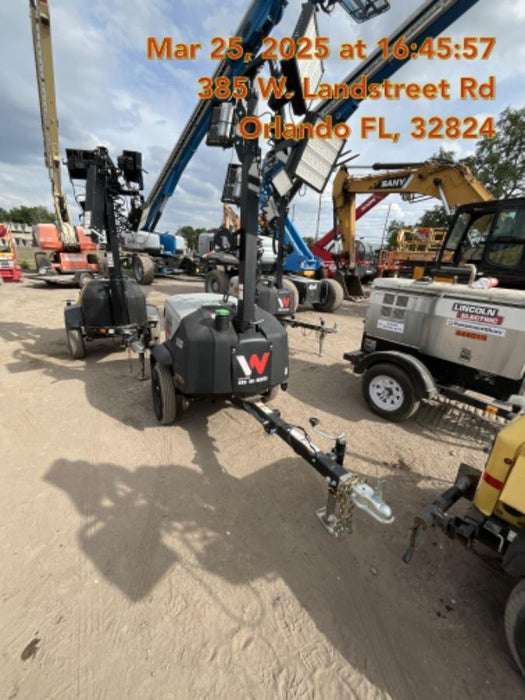 2024 Wacker Neuson LTT4 Diesel, Kohler KDW702, Deep Sea Controller, Auto Start, LED 320W, Bypass Outlet, T3