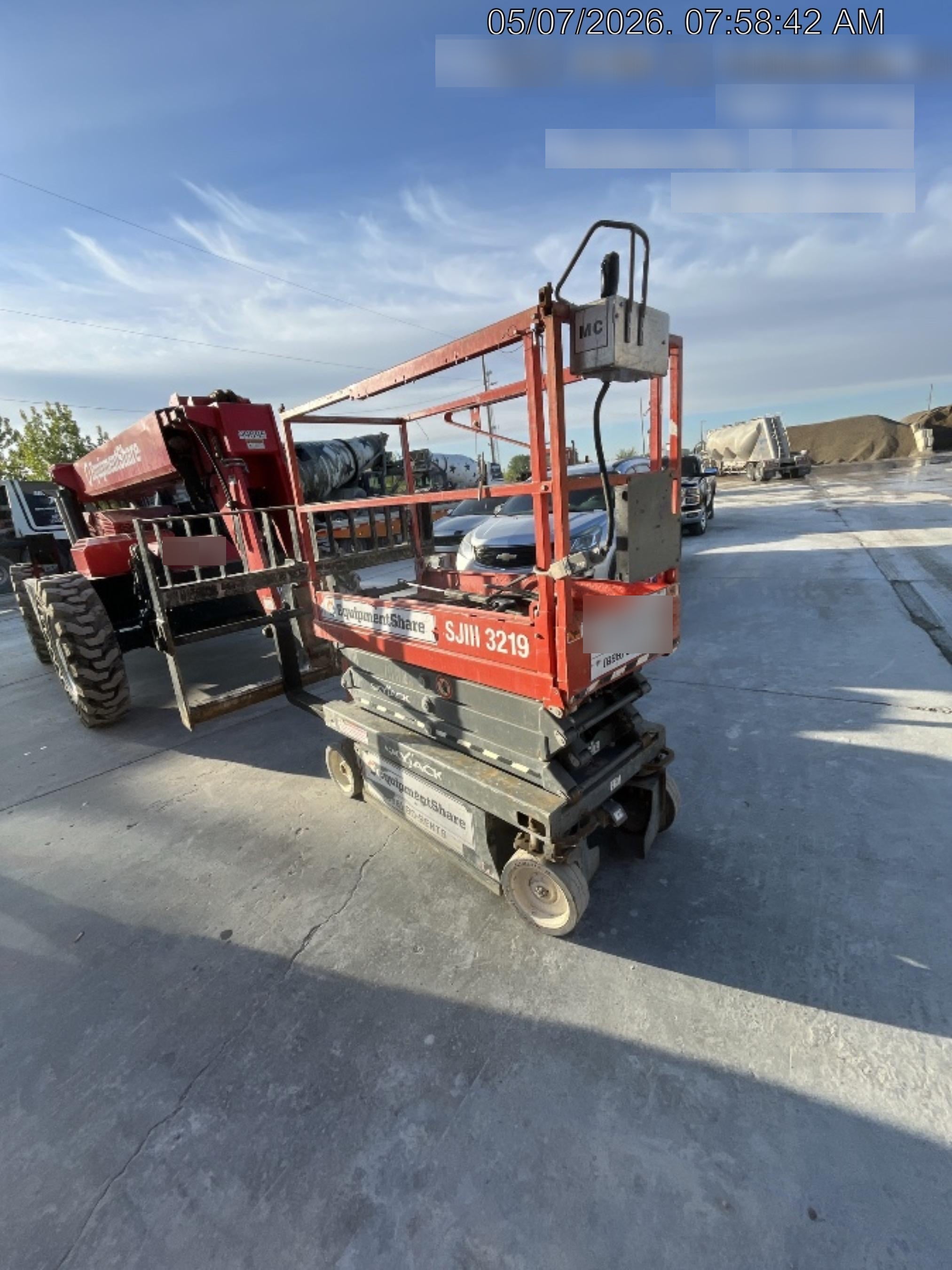 2019 Skyjack SJIII-3219 Standard Options, Trojan Batteries