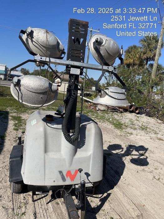 2019 Wacker Neuson LTV6L-MH Wacker Neuson LTV6L Mobile Light Tower w/Fuel Level Sensor Installed
