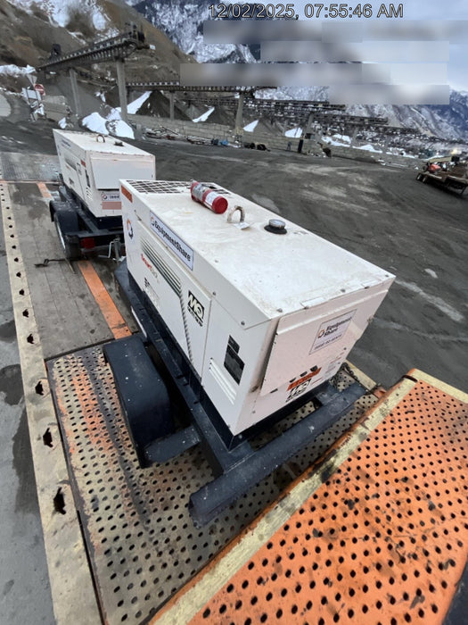 2020 Multiquip DLW400ESA4 400 amp Welder, 14kW, 120/240V, T4F Kubota, Trailer