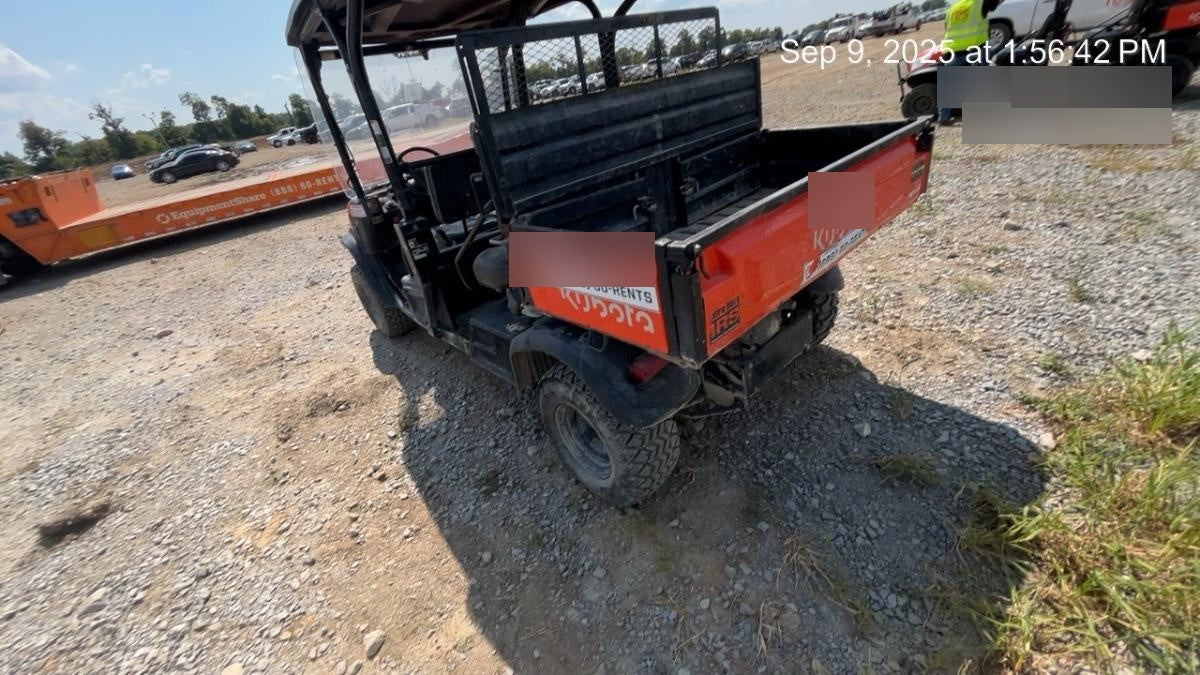 2022 Kubota RTV-X1140W-H Plastic Canopy, Windshield Acrylic Clear, LED Strobe Light, Wire Harness Kit, Back up Alarm