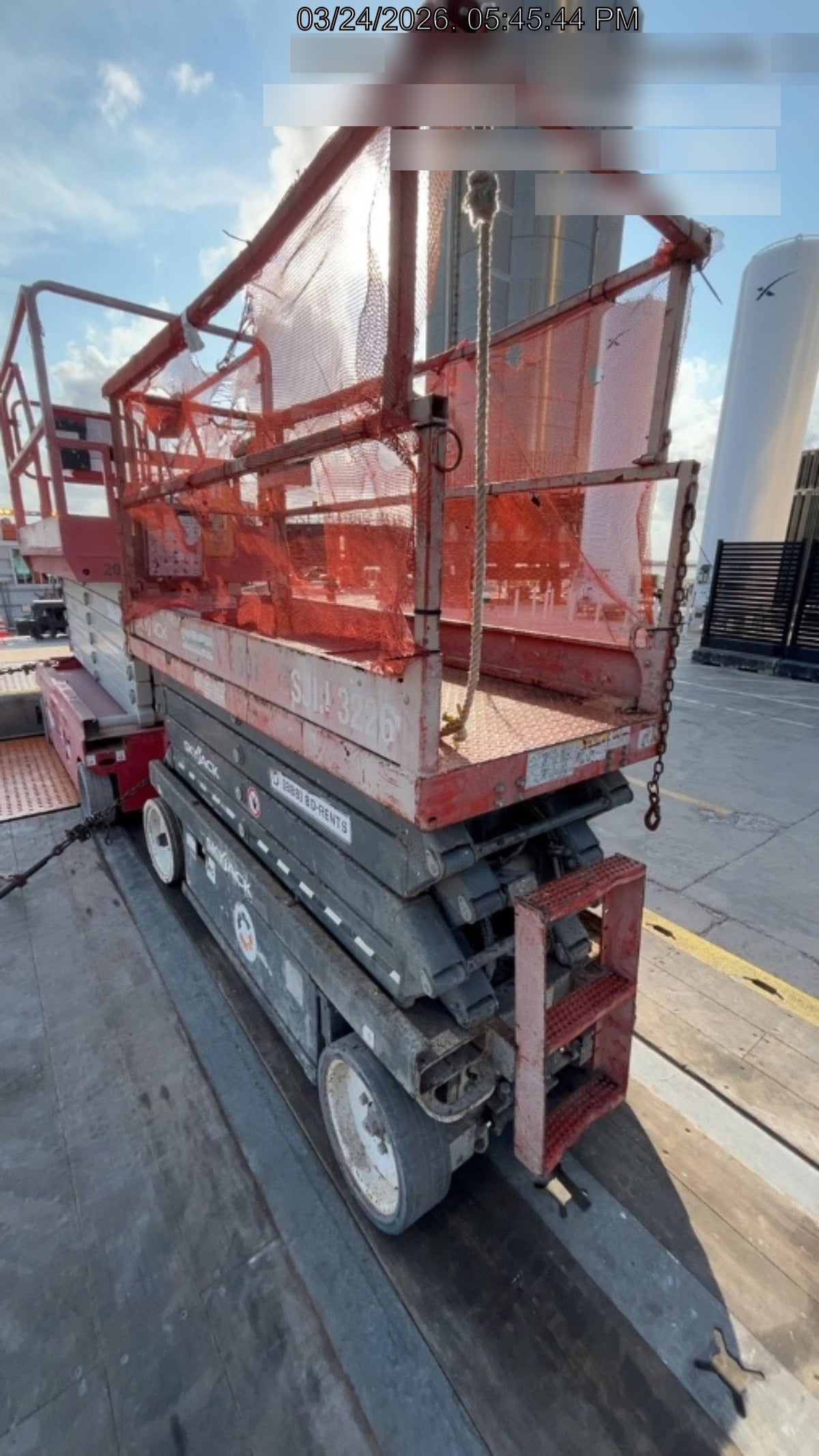 2016 Skyjack SJIII-3226 Standard Options