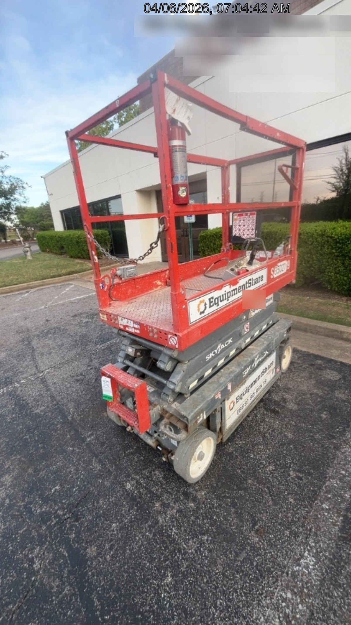 2019 Skyjack SJIII-3219 Standard Options, Trojan Batteries