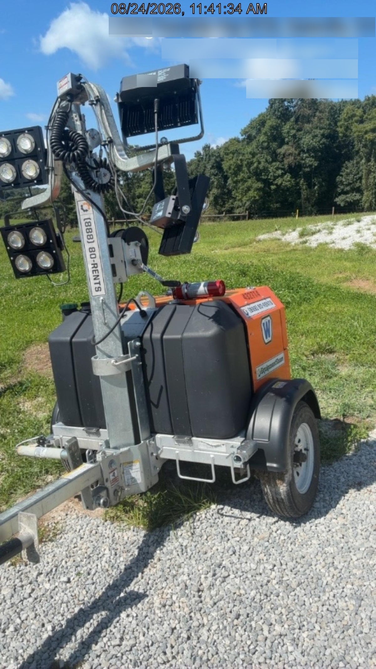 2024 Wanco WLTT-4MM4K Diesel, Deep Sea Controller, Shore Power Plug, Auto Start, (4) 350W LED Floodlights, 4kW Generator, 60 Gal Fuel Tank, 2" Ball, T3