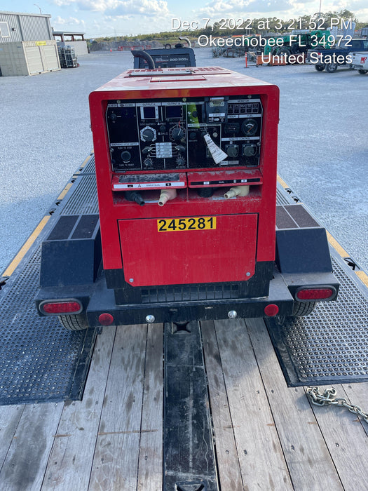 2022 Shindaiwa DGW400MDL Kubota D902 Engine, 23 HP, Dual Op Welder, Wire, Arc, Droop Stick, Tig, and CC Stick Functionality, Simulphase, 3 Phase and 1 Phase Gen Output, Single Axle NB Trlr, Slr Trckl Chrg 12V 12W, Fire Ext