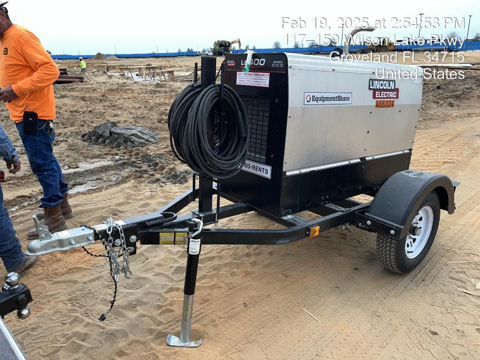 2024 Lincoln Electric LE400 Kubota V1505, Trlr, Cable Rack, Light Kit, ES Decals, T3