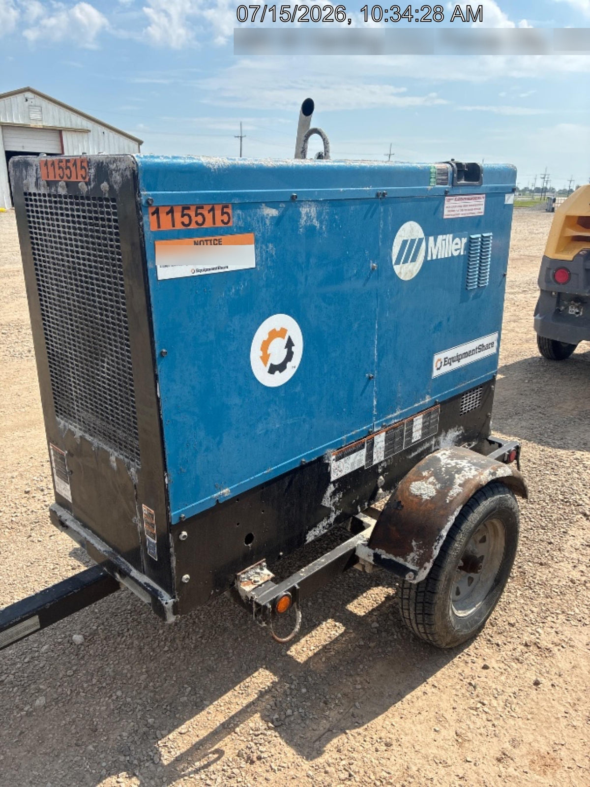 2020 MILLER ELECTRIC BIG BLUE 500