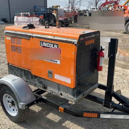 2021 Lincoln Electric Vantage 322 Vantage 322 Ready Pak 3 w/ Decals, ORANGE (includes trailer, cable rack, fender light kit) NO Telematics