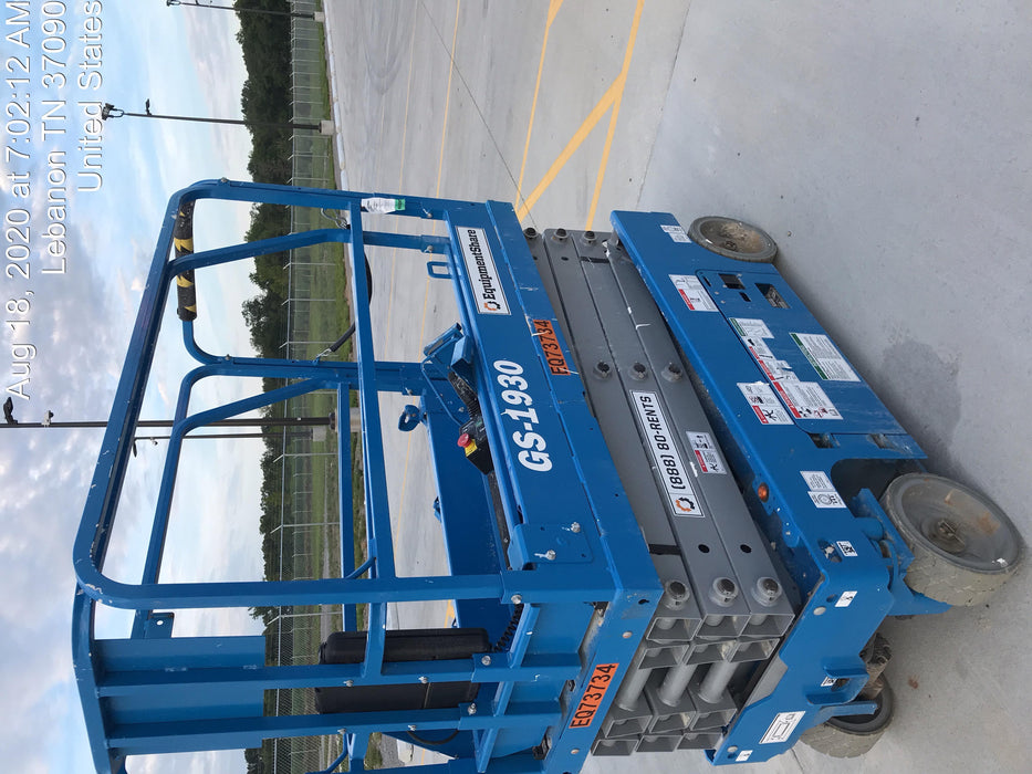 2020 Genie GS-1930 Fixed rails with chain entry gate - Pre A92.20