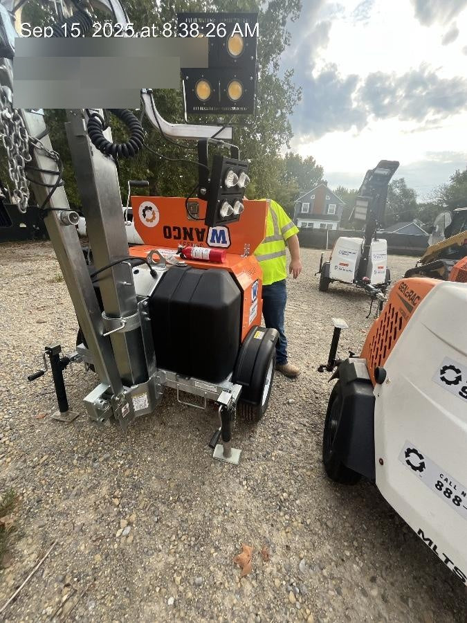 2024 Wanco WLTT-4MM4K Diesel, Deep Sea Controller, Shore Power Plug, Auto Start, (4) 350W LED Floodlights, 4kW Generator, 60 Gal Fuel Tank, 2" Ball, T3