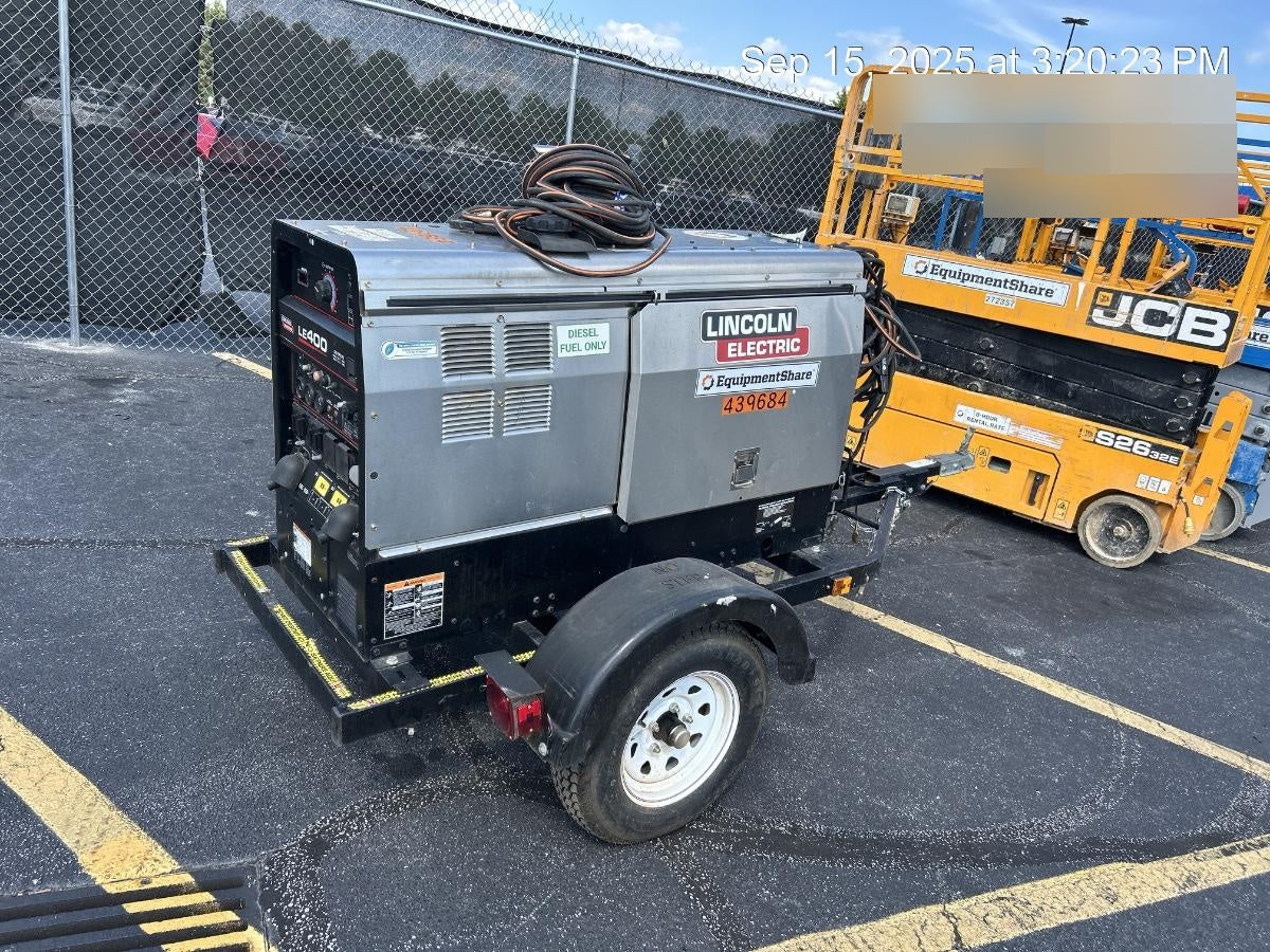 2024 Lincoln Electric LE400 Kubota V1505, Trlr, Cable Rack, Light Kit, ES Decals, T3