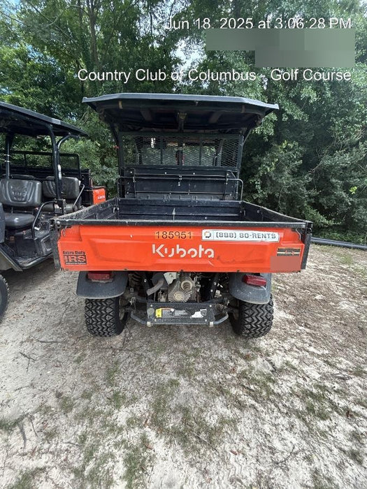 2021 Kubota RTV-X1140W-H Plastic Canopy, Windshield Acrylic Clear, LED Strobe Light, Wire Harness Kit, Back up Alarm