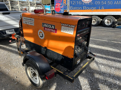 2021 Lincoln Electric Vantage 322 Vantage 322 Ready Pak 3 w/ Decals, ORANGE (includes trailer, cable rack, fender light kit) NO Telematics