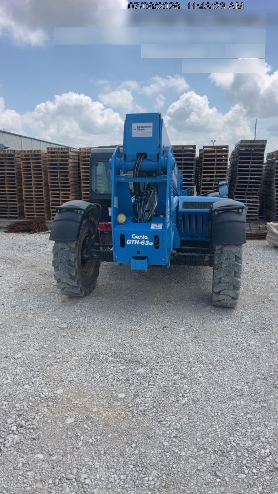 2020 Genie GTH-636 Cab/Heat/Air, Solid Tires, Work Lights, Beacon, Aux Hydraulics, Back up Alarm