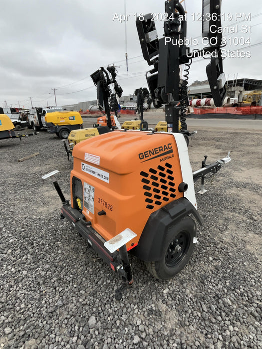 2023 Generac MLT2 Diesel, Flex Switch 120V Input, Powerzone Controller, 
(4) 320W LED Lights, 4kW Generator, 39.9 Gal Fuel Tank, 2" Ball, T3