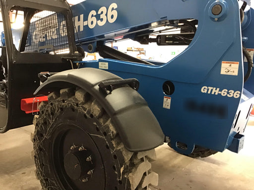 2018 Genie GTH-636 Genie GTH-636 w/Open ROPS, Work Lights, Solid Tires, RH Cab Mesh, Beacon, 48" Carriage and Forks