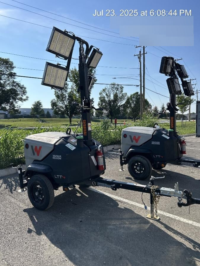 2024 Wacker Neuson LTT4 Diesel, Kohler KDW702, Deep Sea Controller, Auto Start, LED 320W, Bypass Outlet, T3