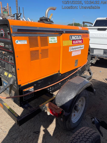 2022 Lincoln Electric LE400 Kubota V1505, Trlr, Cable Rack, Light Kit, ES Decals, T3