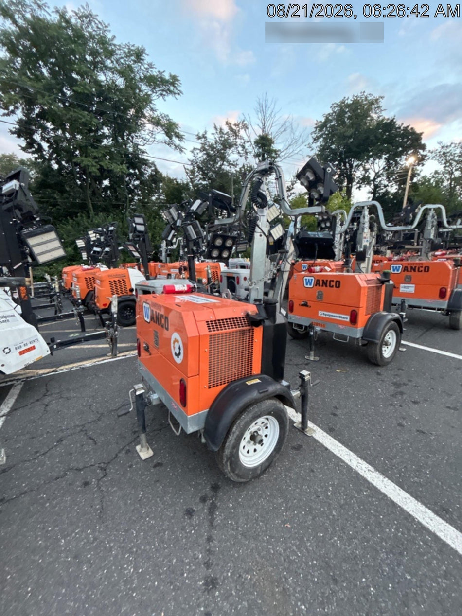 2024 Wanco WLTT-4MM4K Diesel, Deep Sea Controller, Shore Power Plug, Auto Start, (4) 350W LED Floodlights, 4kW Generator, 60 Gal Fuel Tank, 2" Ball, T3