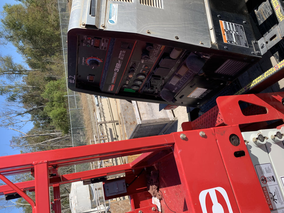 2019 Lincoln Electric Vantage 322 Ready-Pak 3, Two Wheel Trailer, Fender and Light Kit, Cable Rack