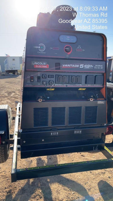 2023 Lincoln Electric Vantage 549X Crosslink Technology, Trailer Mounted, ES Decals, T3