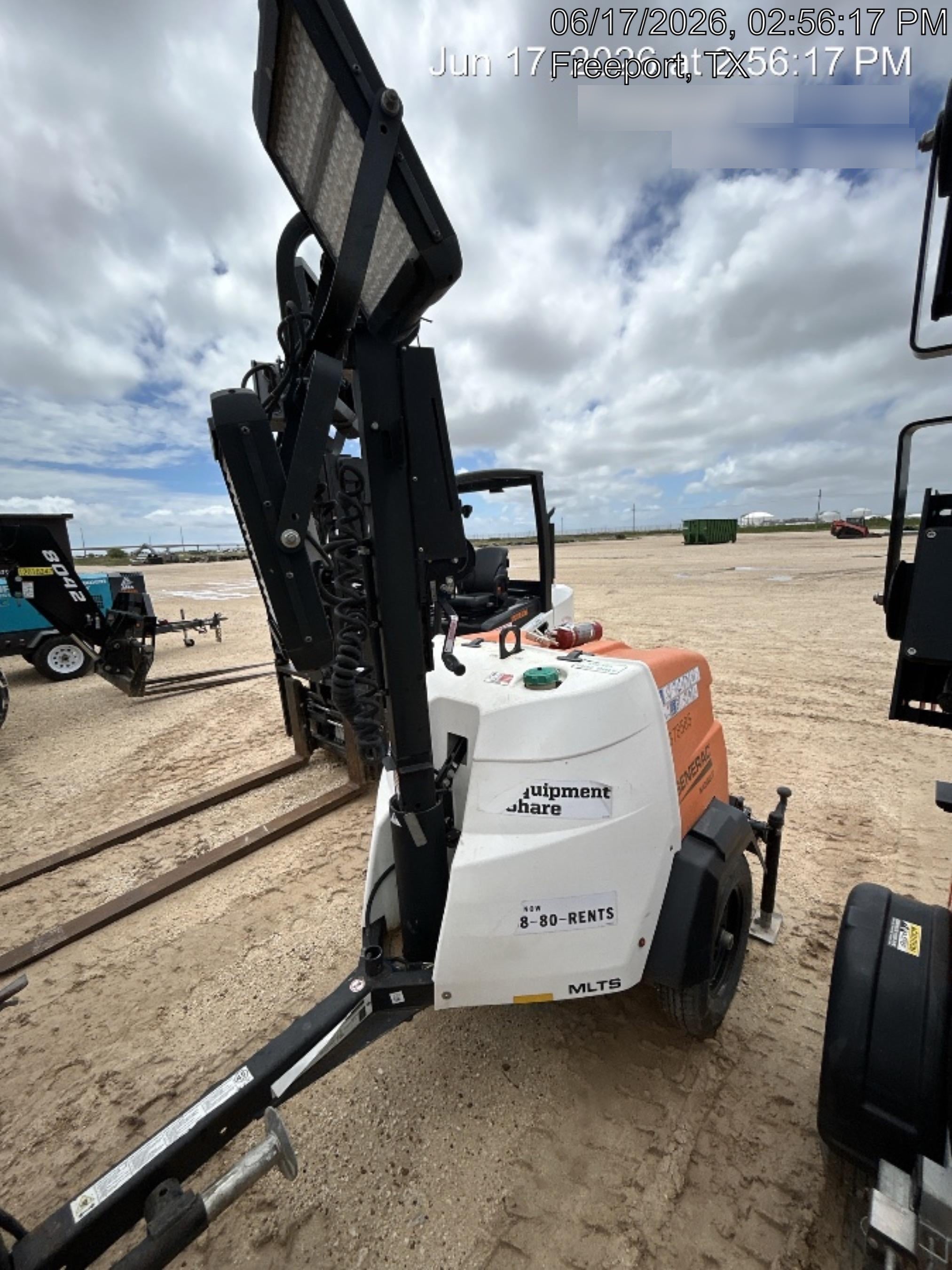 2023 Generac MLT2 Diesel, Flex Switch 120V Input, Powerzone Controller, 
(4) 320W LED Lights, 4kW Generator, 39.9 Gal Fuel Tank, 2" Ball, T3