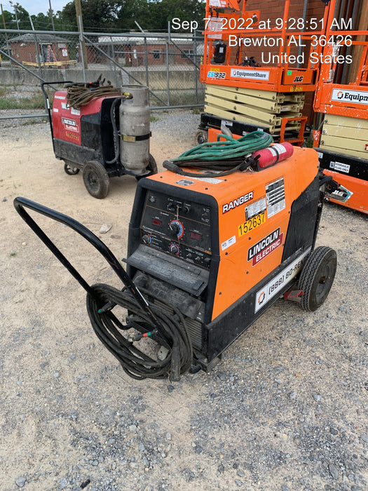 2021 Lincoln Electric Ranger 305 LPG LPG One-Pak (includes undercarriage, tank holder & tank strap) ORANGE