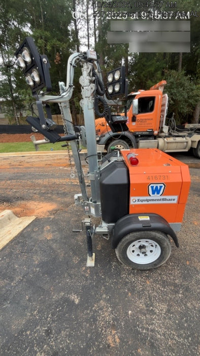 2024 Wanco WLTT-4MM4K Diesel, Deep Sea Controller, Shore Power Plug, Auto Start, (4) 350W LED Floodlights, 4kW Generator, 60 Gal Fuel Tank, 2" Ball, T3