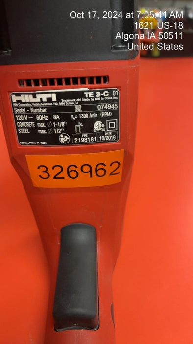 2023 HILTI TE 3-C