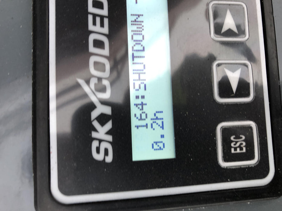 2020 Skyjack SJIII-3219 Solid NM Tires, Half height spring hinged entry gate, Dual Beacons, 800W Inverter