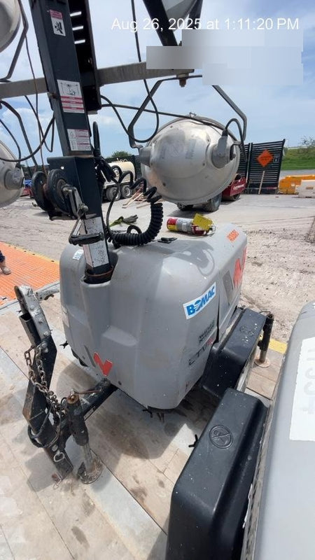 2019 Wacker Neuson LTV6L-MH Wacker Neuson LTV6L Mobile Light Tower w/Fuel Level Sensor Installed