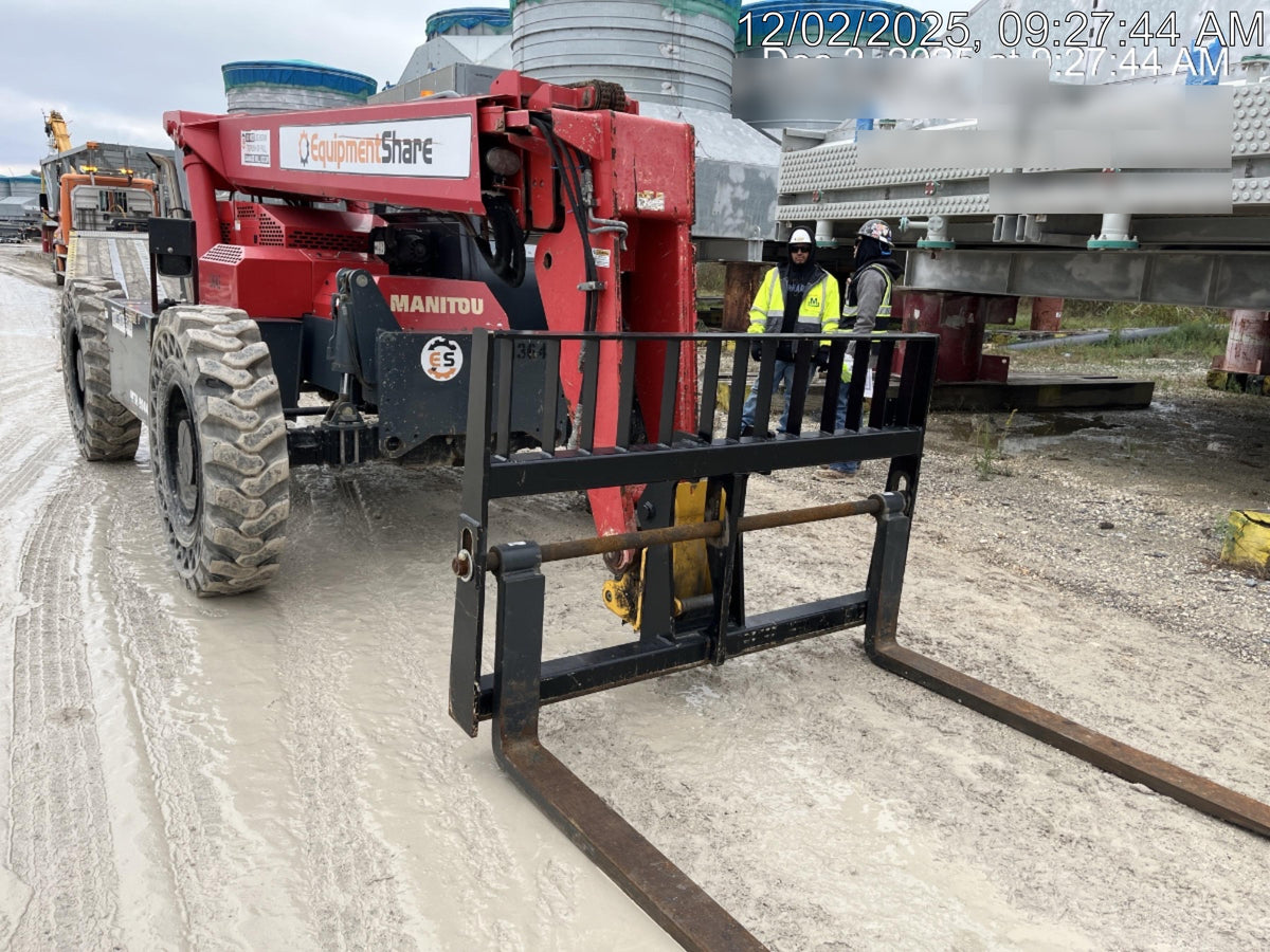 2018 Manitou MTA8044 MTA 8044 - 74 HP T4, Canopy, Worklights/Strobe, Beacon, 66" Carriage, 48" Forks, Solid Tires, Lift Hook, Aux Hydraulics