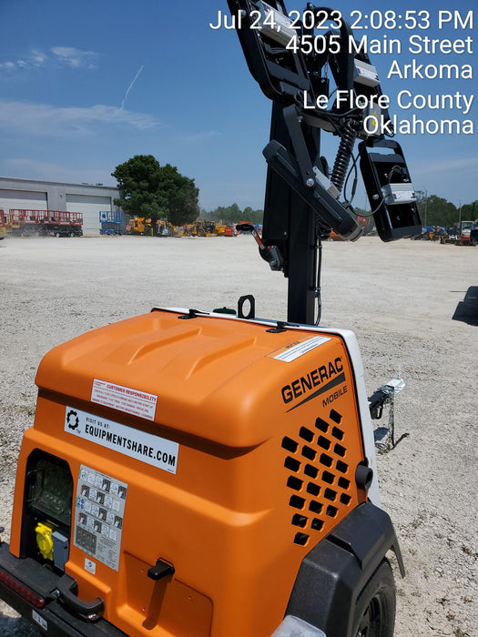 2023 Generac MLT2 Diesel, Flex Switch 120V Input, Powerzone Controller, (4) 320W LED Lights, 4kW Generator, 39.9 Gal Fuel Tank, 2" Ball, T3