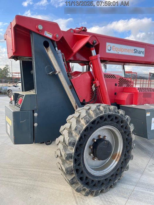 2018 Manitou MTA10055 Manitou MTA 10055 w/Cab/Heat/AC, Work Lights/Strobe, Aux Hyd, Solid Tires, Lift Hook, 66" Carriage, 60" Forks