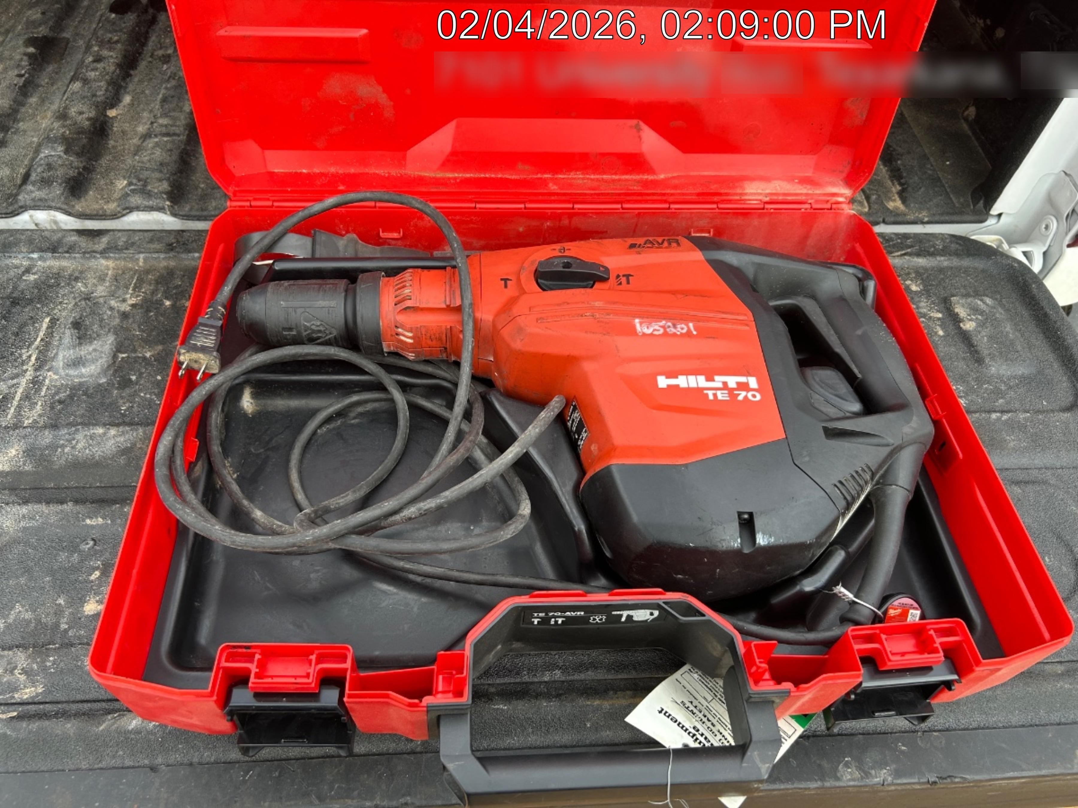 2020 HILTI TE 70-AVR