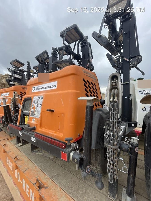 2023 Generac MLT2 Diesel, Flex Switch 120V Input, Powerzone Controller, 
(4) 320W LED Lights, 4kW Generator, 39.9 Gal Fuel Tank, 2" Ball, T3