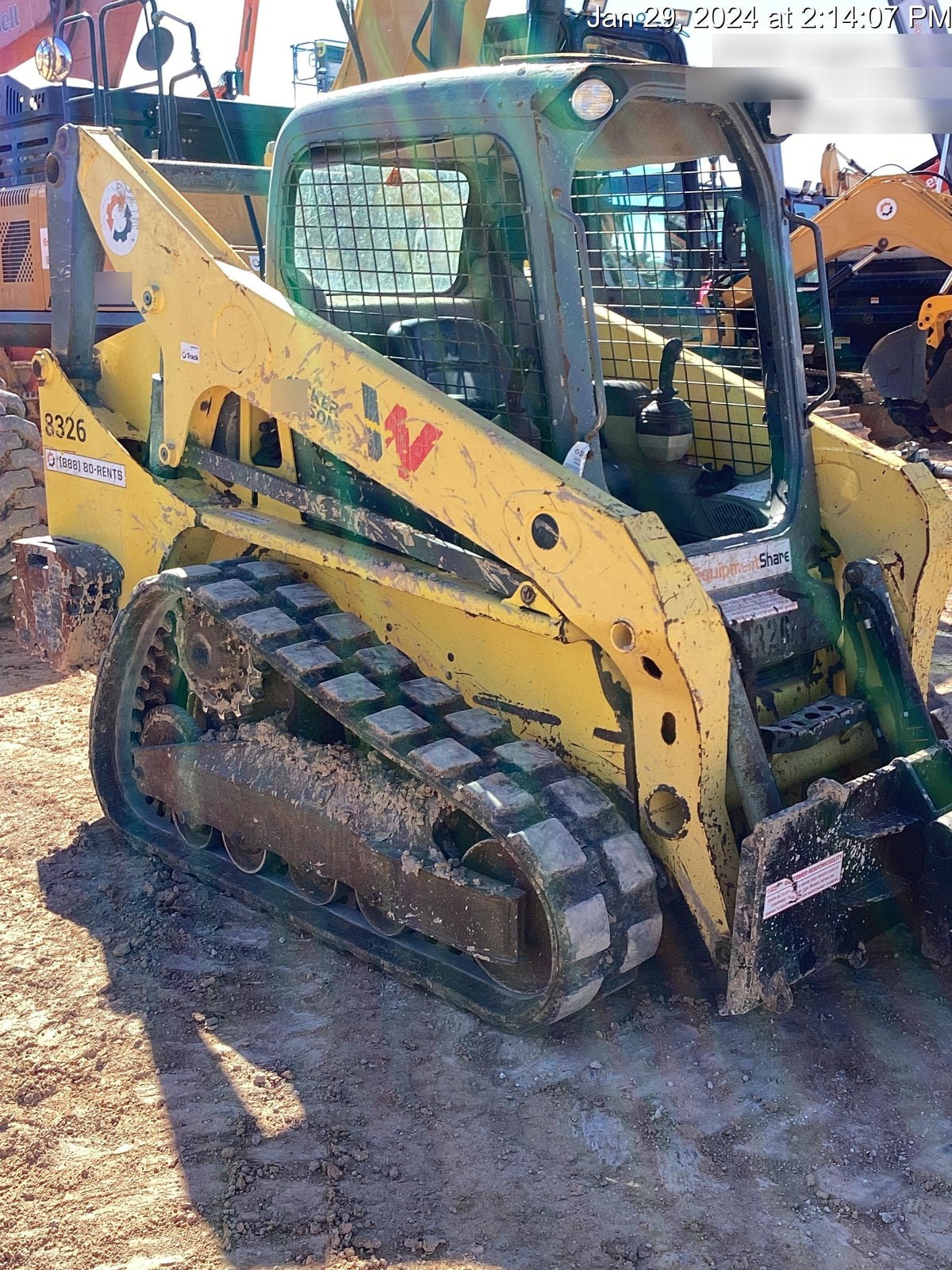 2018 Wacker Neuson ST31 Wacker Neuson ST31 w/Canopy, Selectable EH Controls, Counter weight, Foot Throttle, Bucket Leveling, 75" Smooth Bucket, Pallet Forks