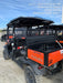 2022 Kubota RTV-X1140W-H Plastic Canopy, Windshield Acrylic Clear, LED Strobe Light, Wire Harness Kit, Back up Alarm